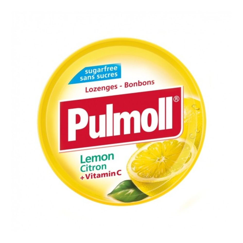 Pulmoll | Καραμέλες με Λεμόνι & Βιταμίνη C | 45gr