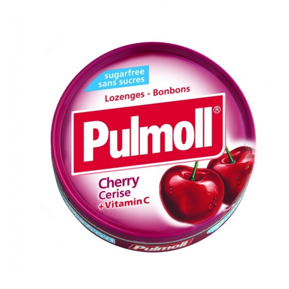Pulmoll | Καραμέλες με Αγριοκέρασο & Βιταμίνη C | 45gr