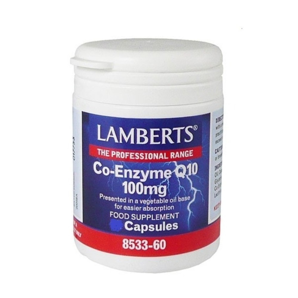 Lamberts | Συμπλήρωμα Διατροφής Co-Enzyme Q10 100mg | 30caps