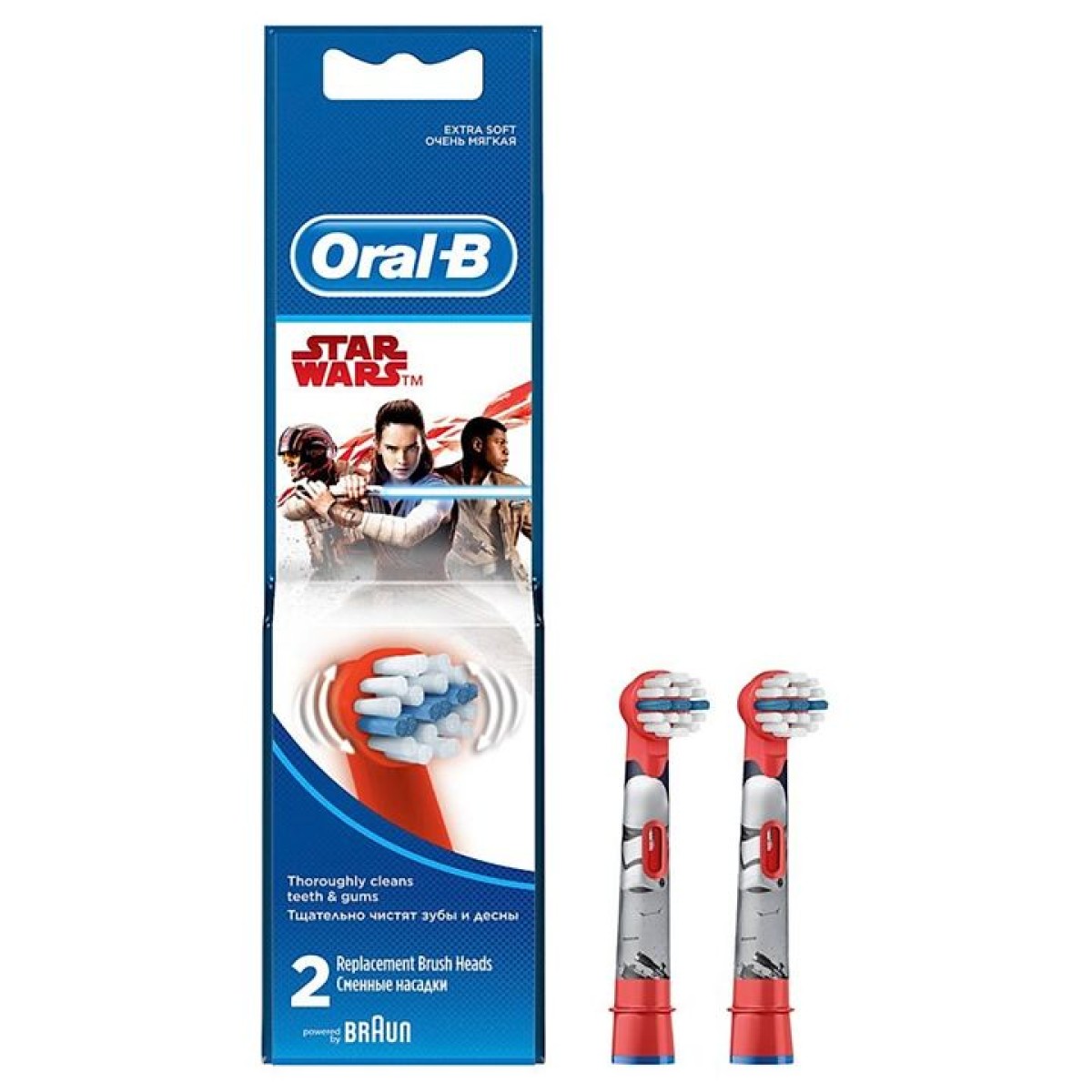 Oral-B | Ανταλλακτική Κεφαλή Βουρτσίσματος Oral-B Stages Power | Star Wars | 2 τμχ