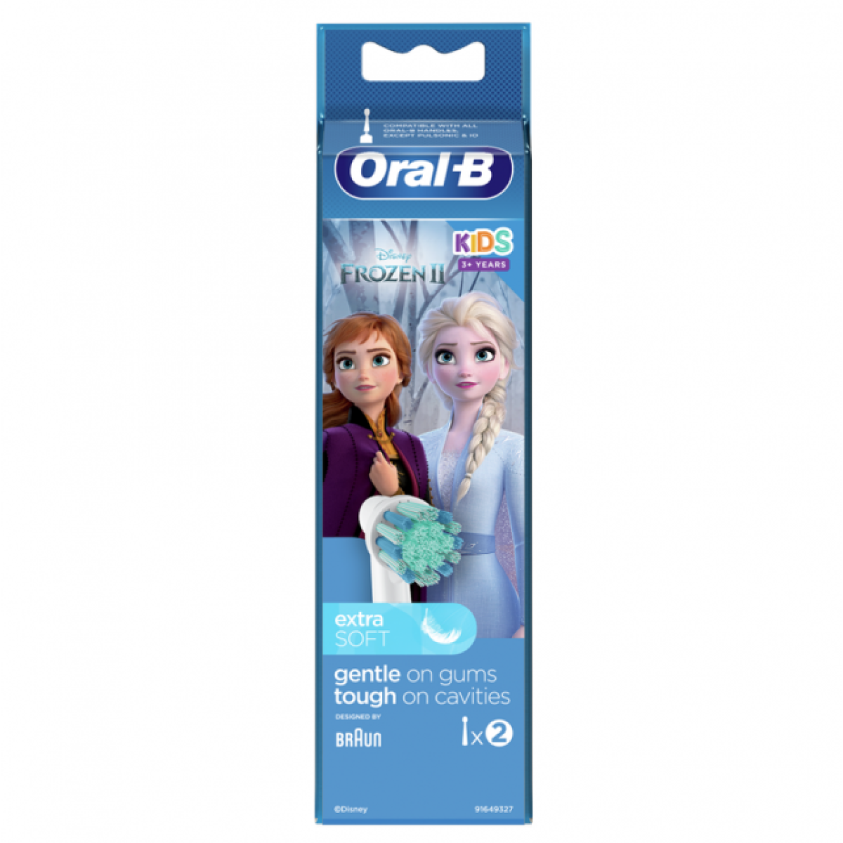 Oral-B | Ανταλλακτική Κεφαλή Βουρτσίσματος Oral-B Stages Power | Frozen | 2 τμχ