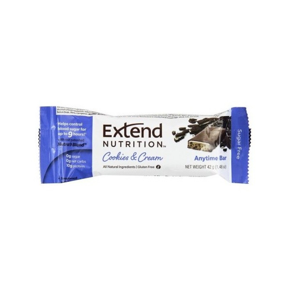 Extend Nutrition | Μπάρα Πρωτεΐνης Cookies & Cream | 1τμχ