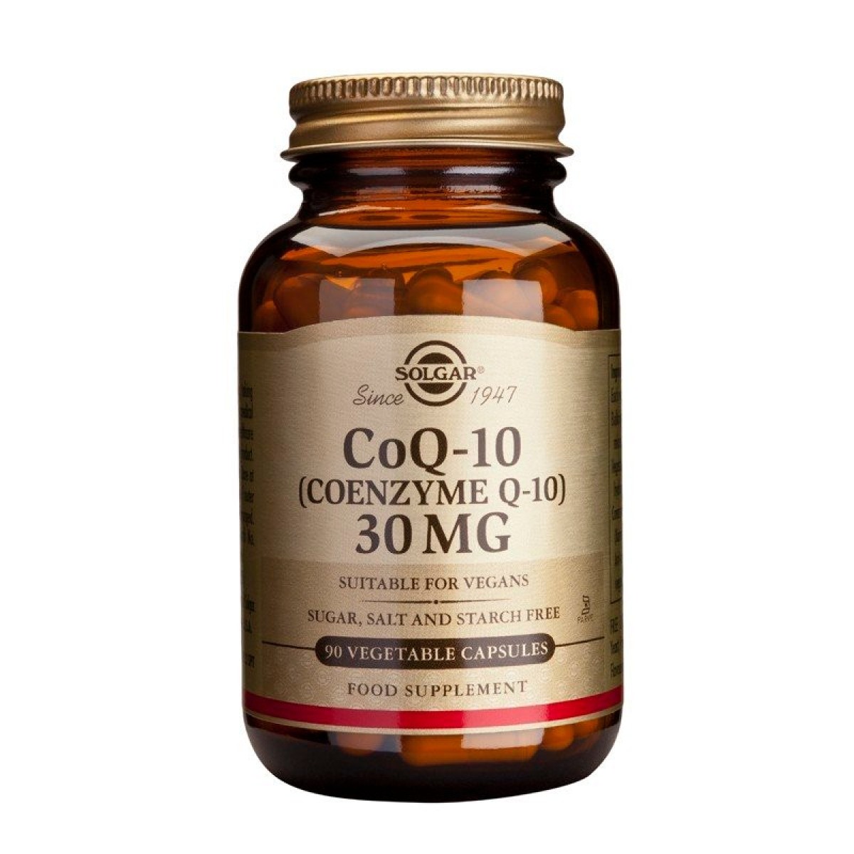 Solgar | CoEnzyme Q-10 30mg | Συνένζυμο Q-10 | 30vegicaps