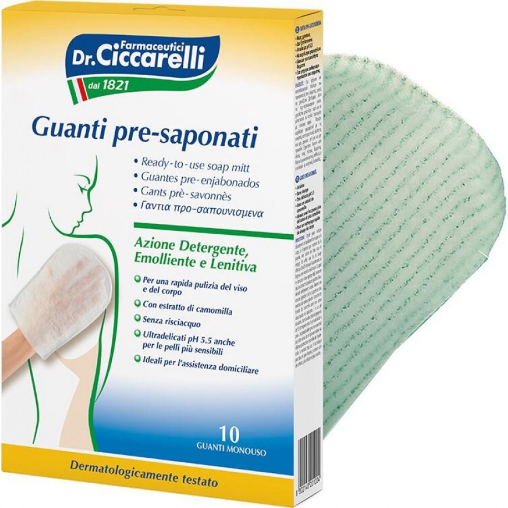 Dr. Ciccarelli | Γάντια προ-Σαπουνισμένα | 10τεμ.