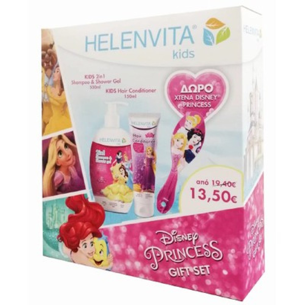 Helenvita | Kids 2in1 Shampoo & Shower Gel  500ml + Kids Hair Conditioner 150ml | Disney Princess