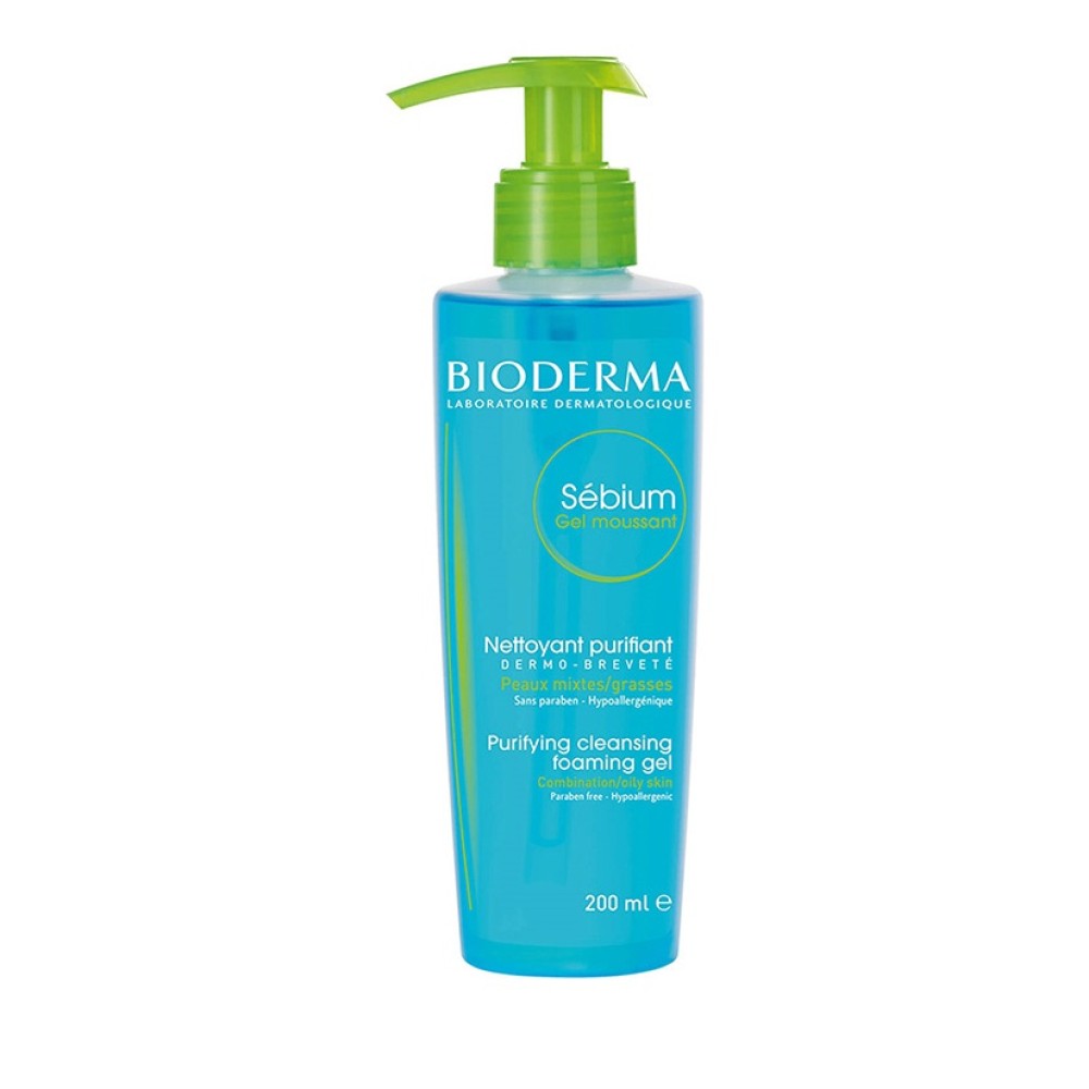 Bioderma | Sebium Gel Moussant Bαθύς Kαθαρισμός για Μικτό ή Λιπαρό Δέρμα | 500ml