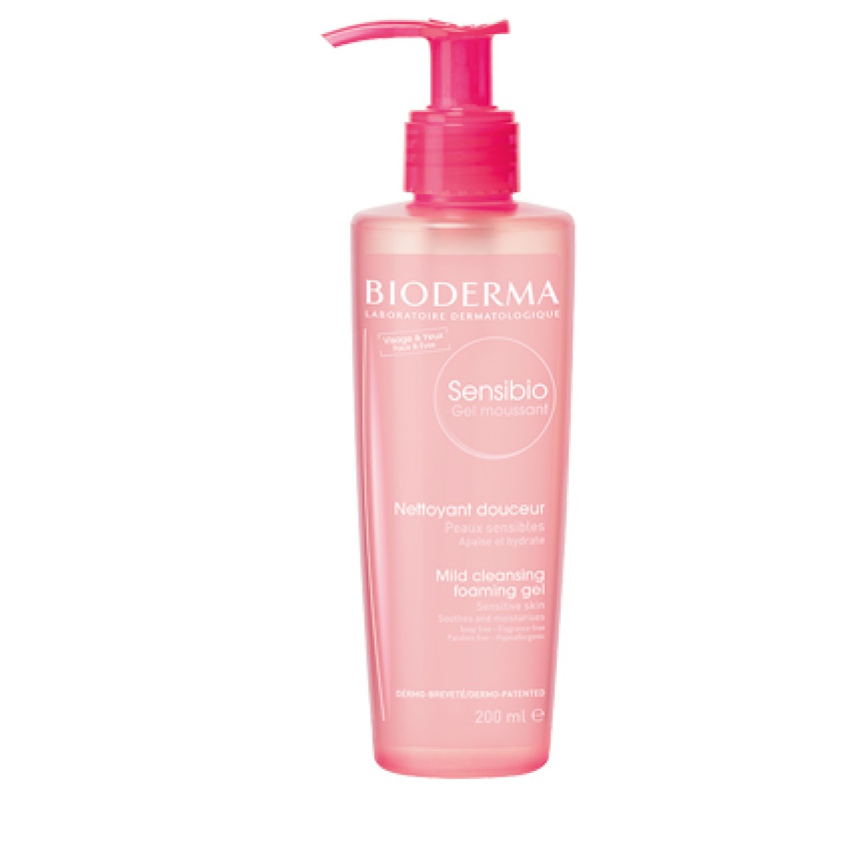 Bioderma | Sensibio Gel Moussant | Καθαρίζει και αφαιρεί το μακιγιάζ | 200ml