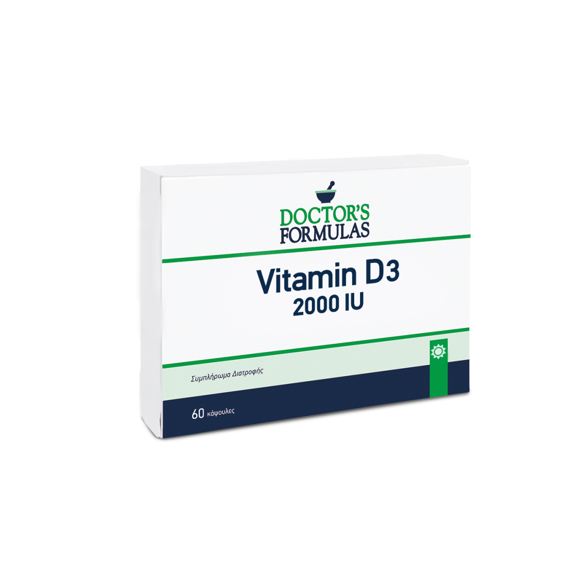 Doctor\'s Formulas | Vitamin D3 2000IU | 60caps