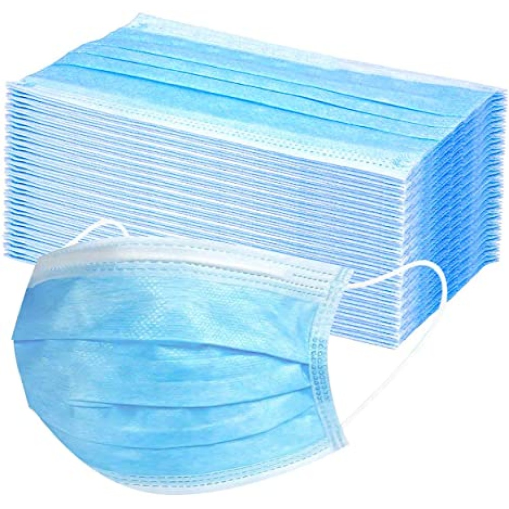 Μπλε Χειρουργική Μάσκα Με Λαστιχάκι | Κουτί των 50 τμχ.