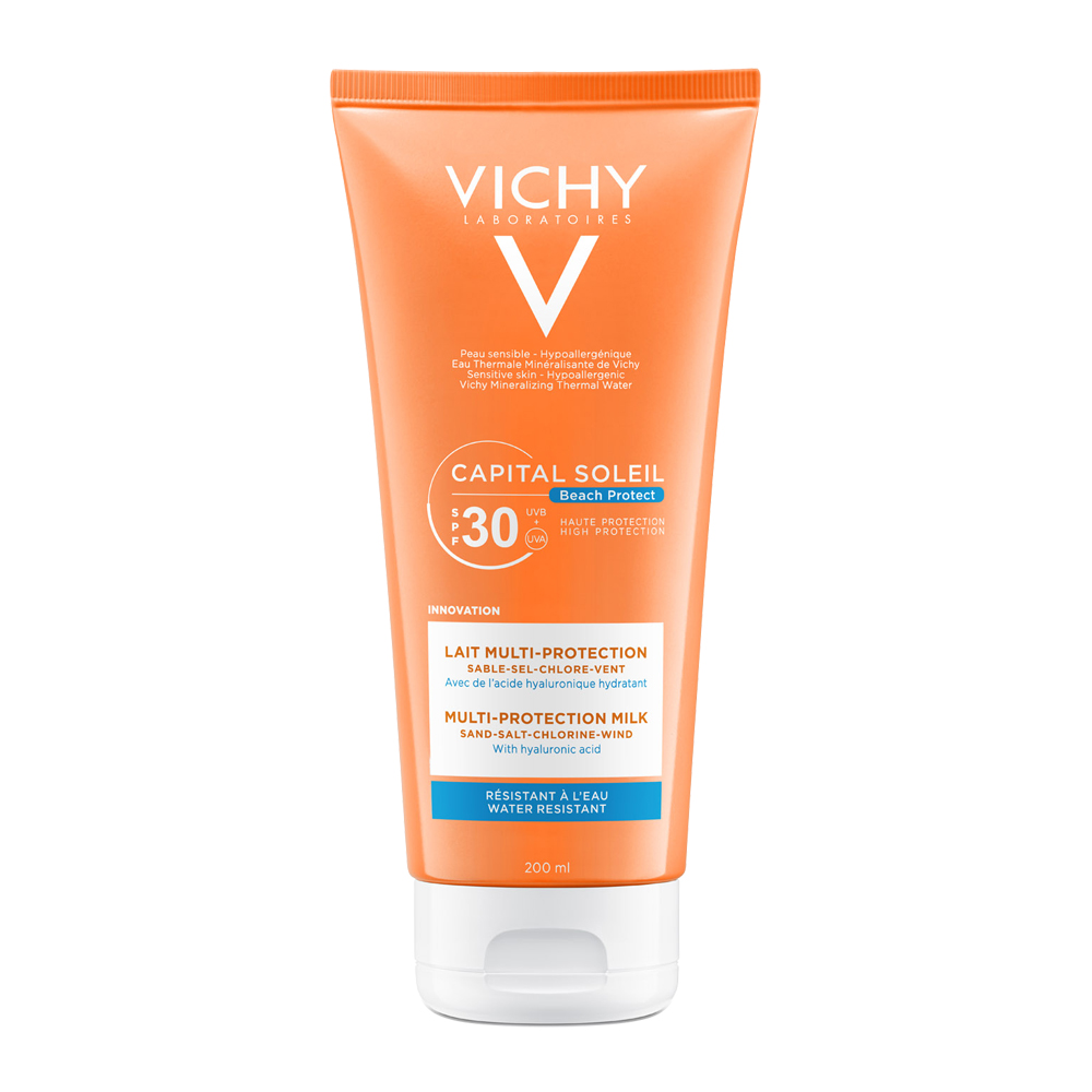 Vichy | Capital Soleil Beach Protect SPF30 Multi-Protection Milk Αντηλιακό Γαλάκτωμα Πολλαπλής Προστασίας για Πρόσωπο/Σώμα  |200ml