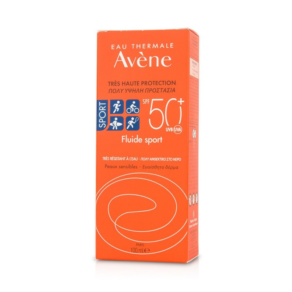 Avene | Fluide Sport SPF50+ Αντιηλιακό Γαλάκτωμα για Πρόσωπο & Σώμα| 100ml