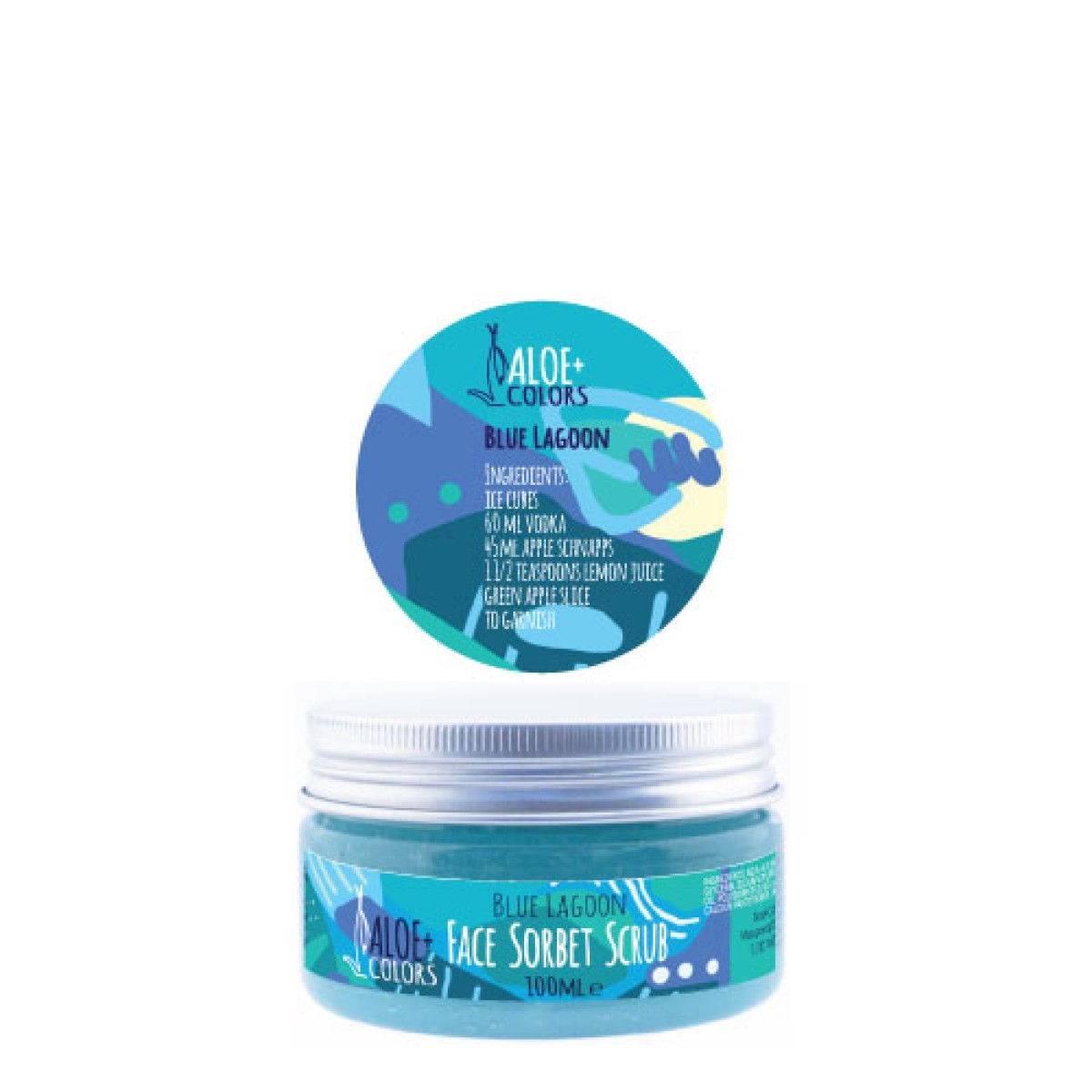 Aloe+Colors | Blue Lagoon Scrub για το πρόσωπο | 100ml