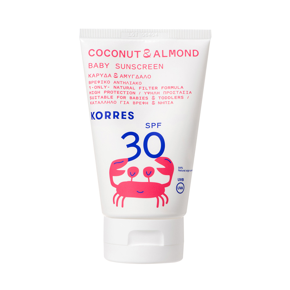 Korres | Coconut & Almond Baby Sunscreen|  SPF30 | 100 ml