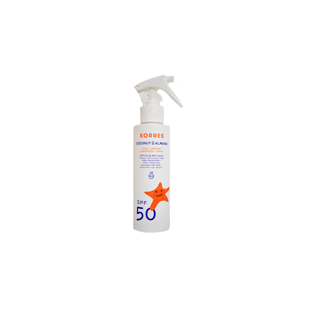 Korres | Coconut & Almond Kids Sunscreen Spray SPF50 |150ml