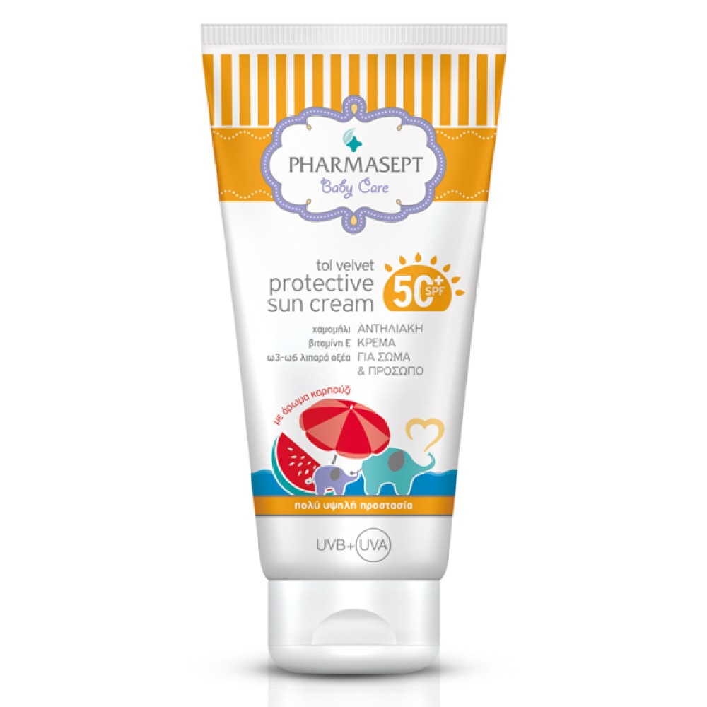 Pharmaset | Tol Velvet Protective Sun Cream SPF50+ |150ml