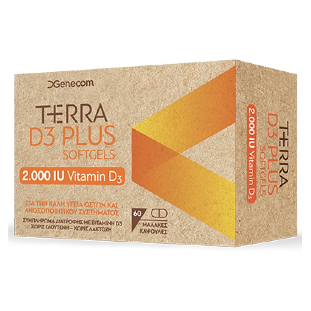 Genecom |  Terra D3 Plus Softgels | 60caps