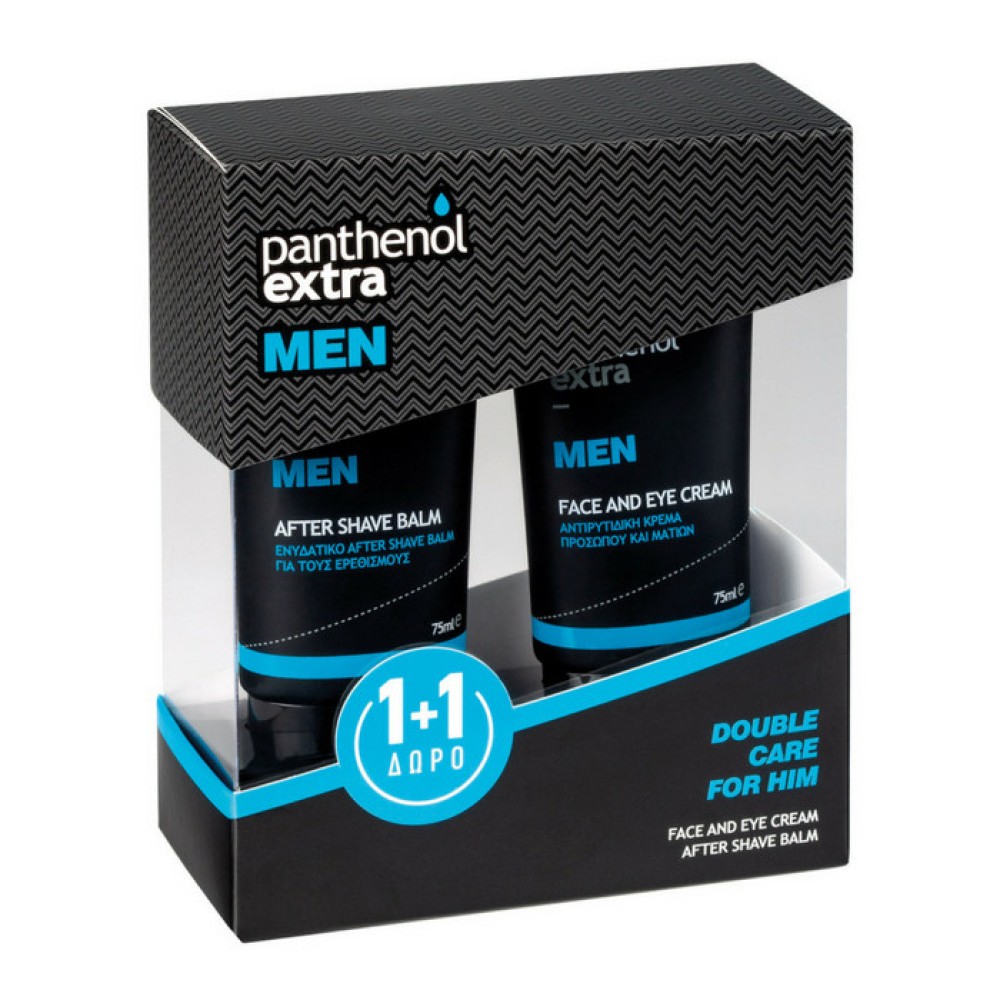 Medisei | Set Panthenol Extra Men Face & Eye Cream 75ml + Δώρο Panthenol Extra Men After Shave Balm 75ml