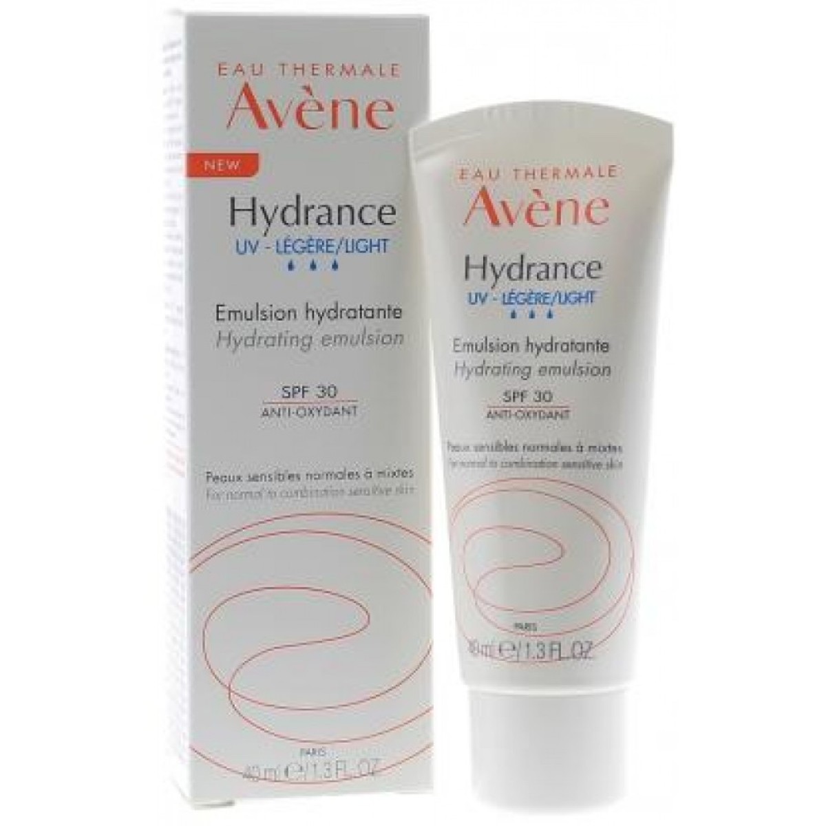 Avene | Hydrance UV Legere SPF30 Ενυδατική Κρέμα Προσώπου για Κανονικό & Μεικτό Δέρμα | 40ml