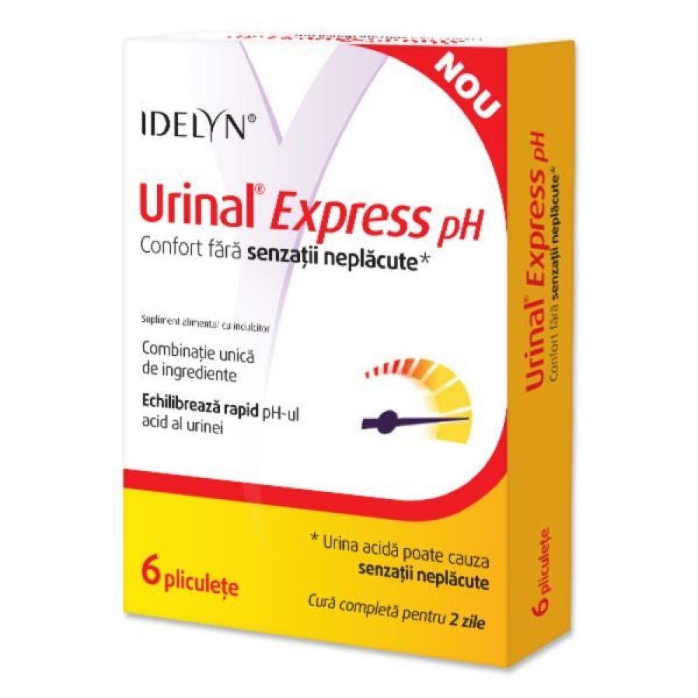 Urinal Express pH | Συμπλήρωμα Διατροφής Ιδανικό για Επώδυνες Ουρολοιμώξεις | 6 φακ.