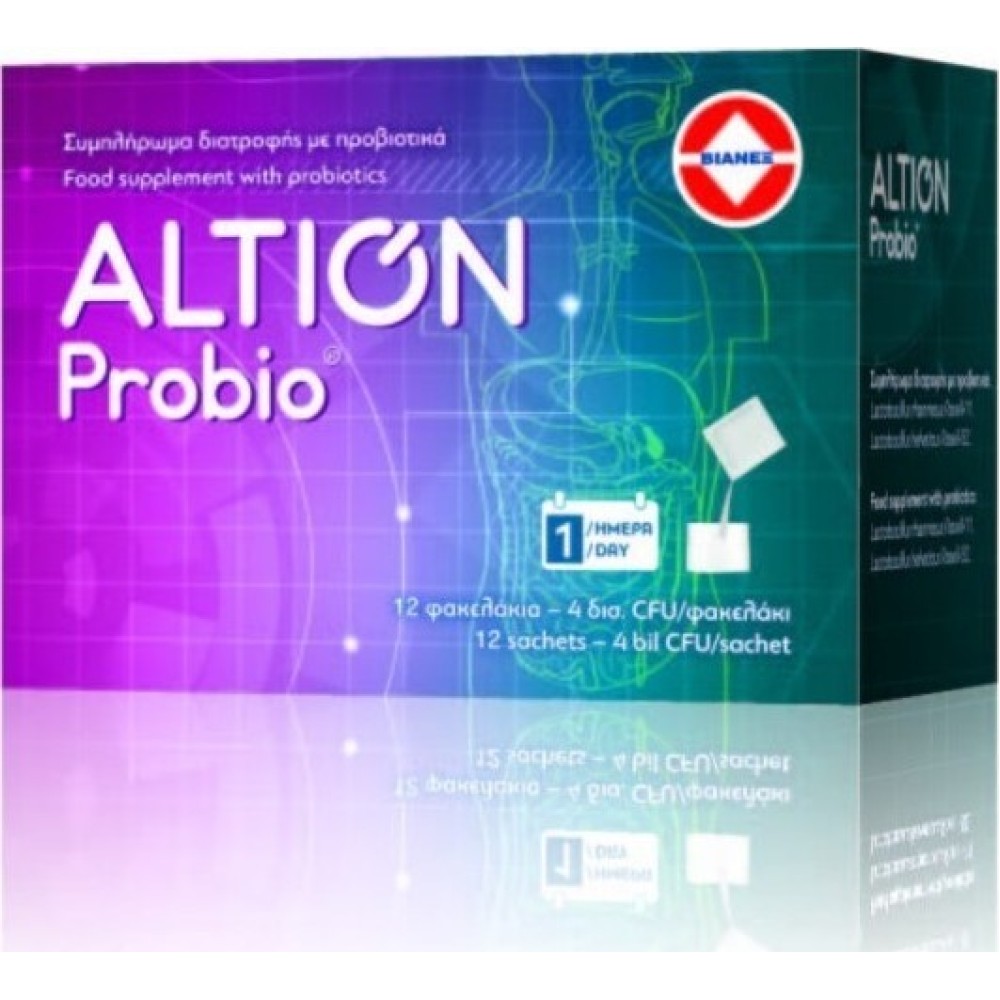 Altion | Probio Προβιοτικό Συμπλήρωμα Διατροφής για τις Γαστρεντερικές Διαταραχες |12 φακ.