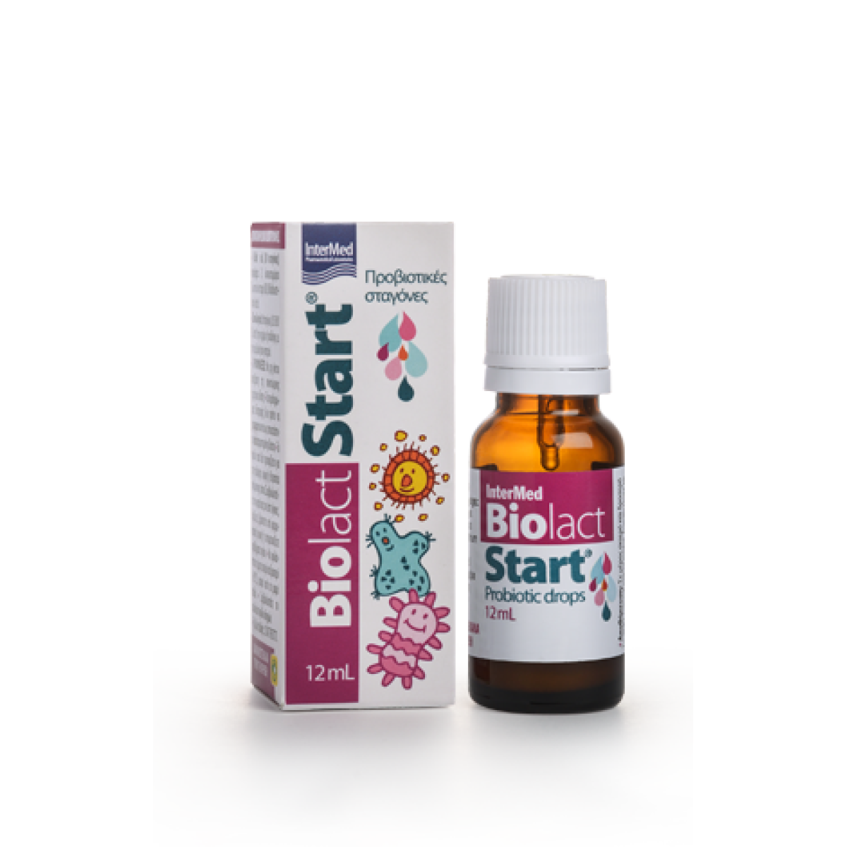 Intermed | Biolact start Προβιοτικές σταγόνες για την επαναφορά και διατήρηση της χλωρίδας του εντέρου |12ml