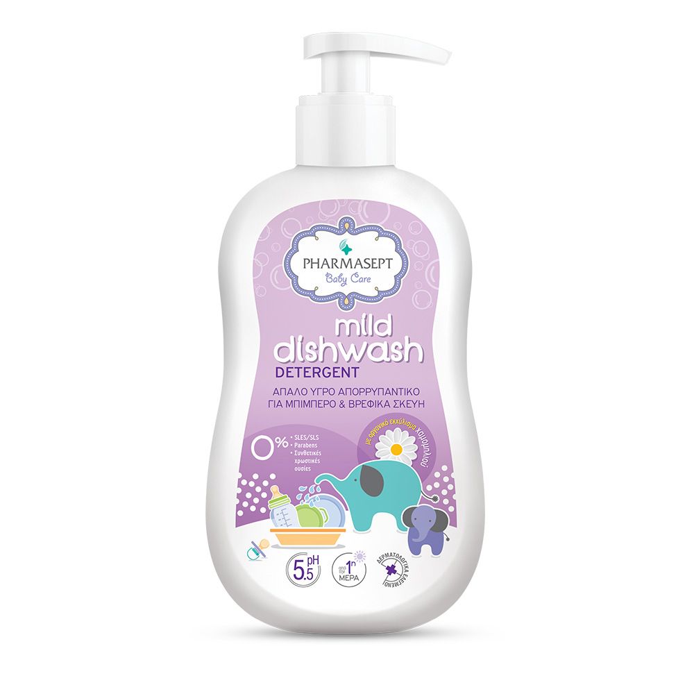 Pharmasept |Baby Mild Dishwash Απαλό Υγρό Απορρυπαντικό |400ml.