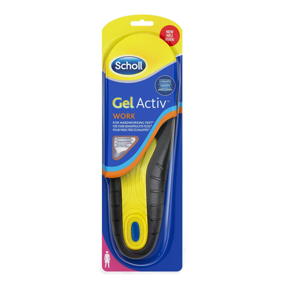 Scholl | Gel Active Work Γυναικείοι Ανατομικοί Πάτοι | 2 τμχ