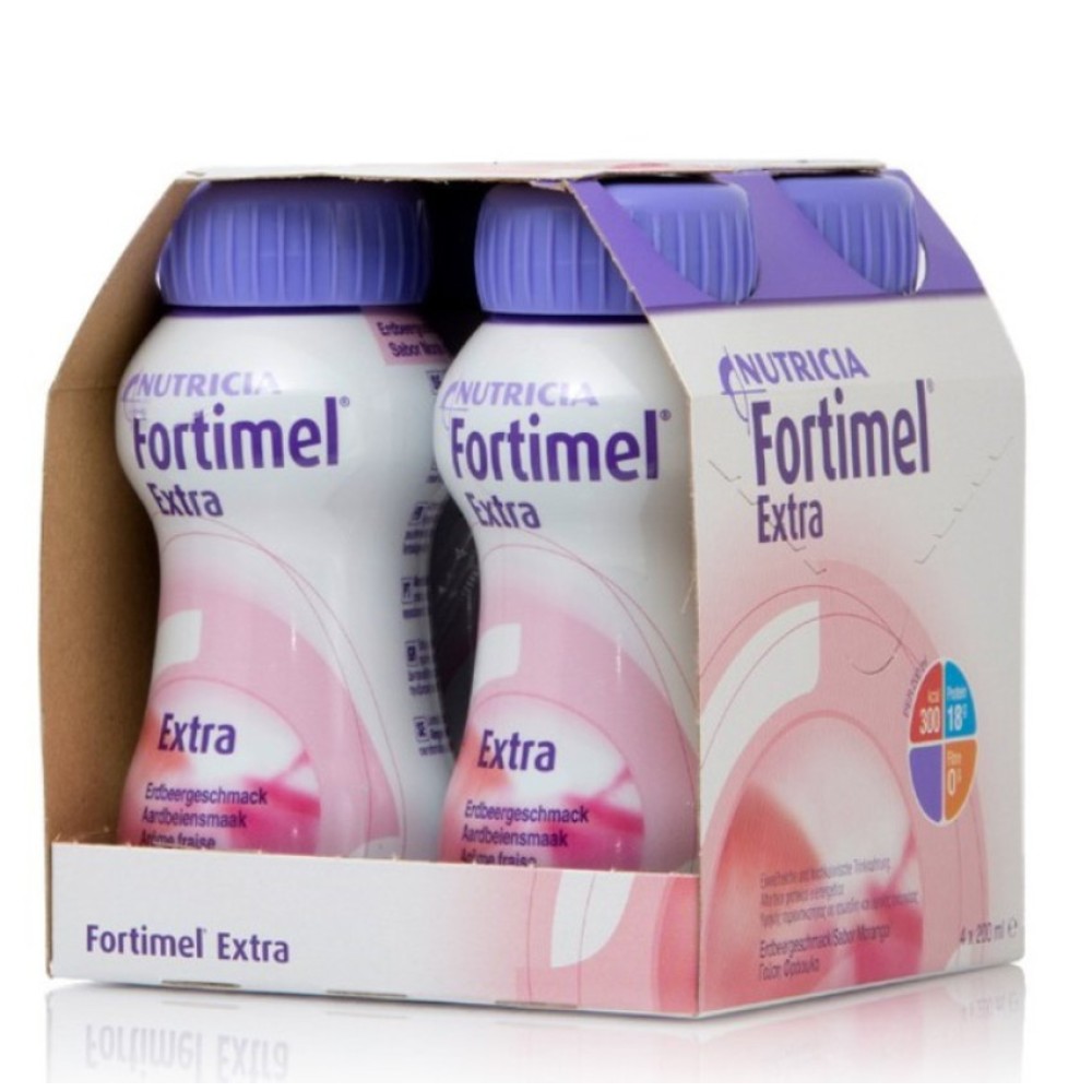 Nutricia | Fortimel Extra Φράουλα | 4x200ml