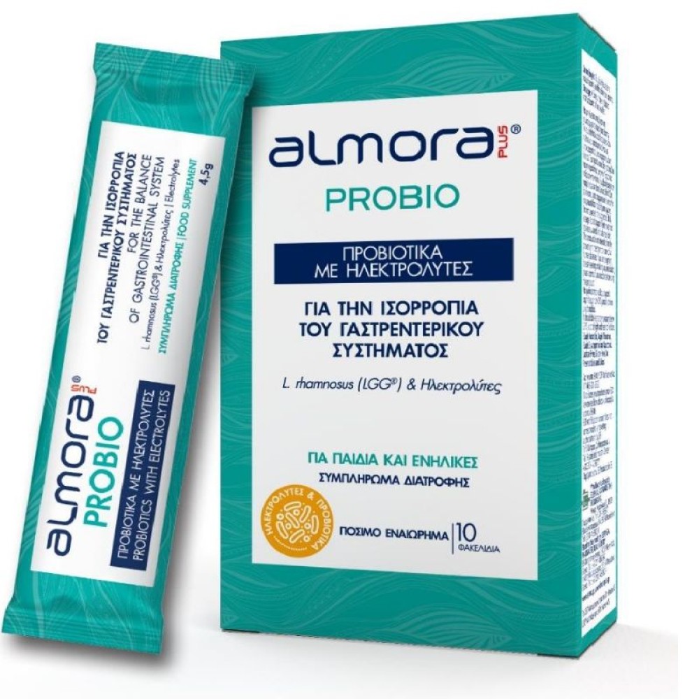 Almora Plus | Probio, Προβιοτικά Με Ηλεκτρολύτες | 10 φακελίδια | ΛΗΞΗ 4/2024