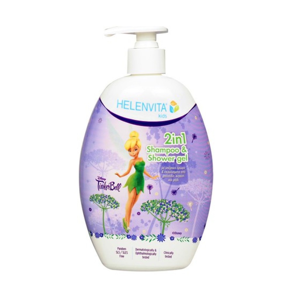 Helenvita | Kids TinkerBell 2 in 1 Shampoo & Shower Gel Ήπιο Σαμπουάν & Αφρόλουτρο | 500ml