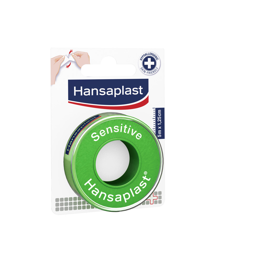 Hansaplast | Αυτοκόλλητη Ταινία Sensitive | 5m x 1.25cm
