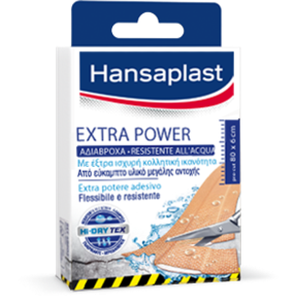 Hansaplast | Extra Power | 80 x 6 cm | 8 strips