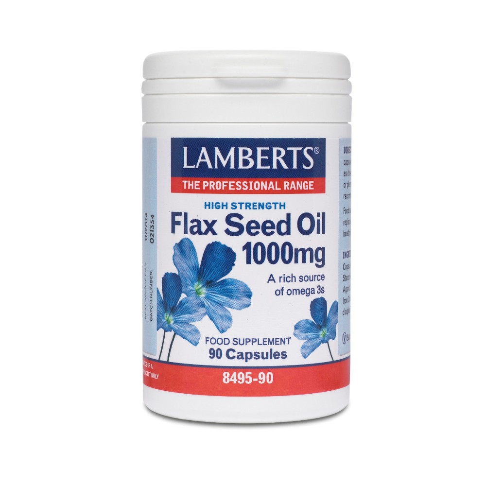 Lamberts | Flax Seed Oil 1000mg | 90 Κάψουλες