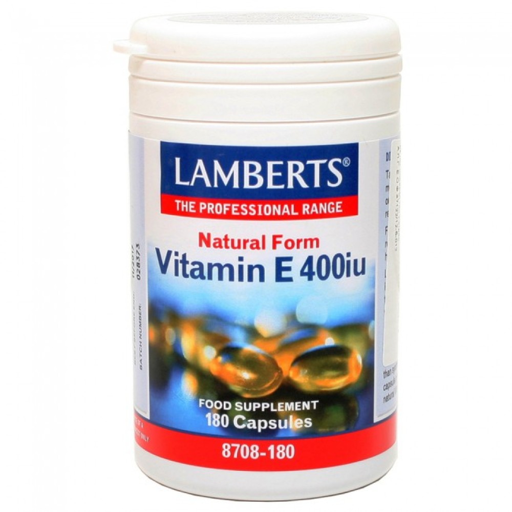 Lamberts | Vitamin E 400iu | 180 Κάψουλες