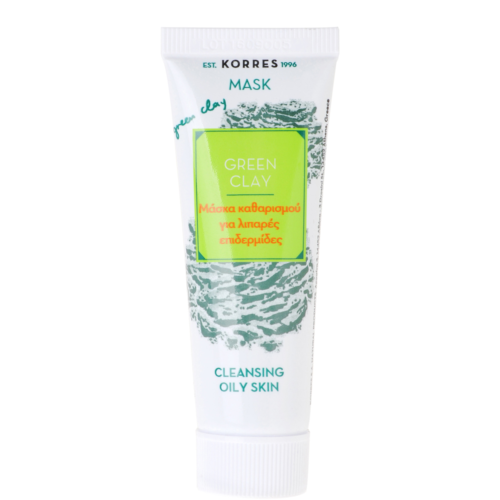 Korres | Green Clay Μάσκα Καθαρισμού για Λιπαρές Επιδερμίδες | 18ml