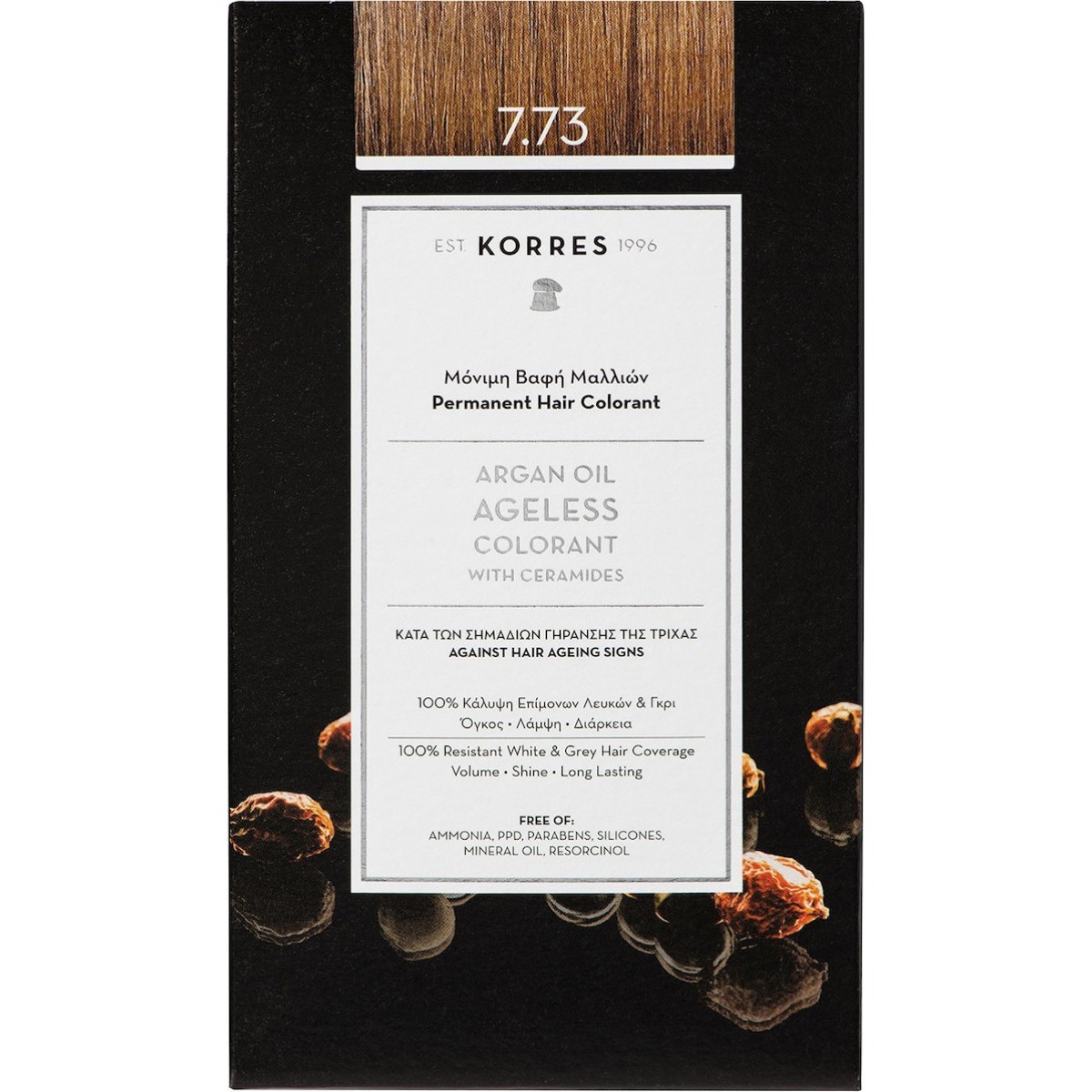 Korres | Argan Oil Ageless Colorant 7.73 Χρυσή Μόκα | 50ml