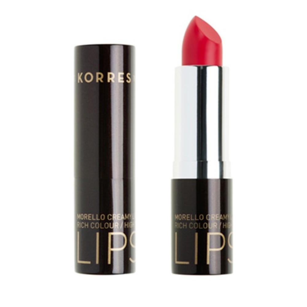 Korres | Morello Creamy Lipstick No 44  Φωτεινό Κοραλί  | 3.5g