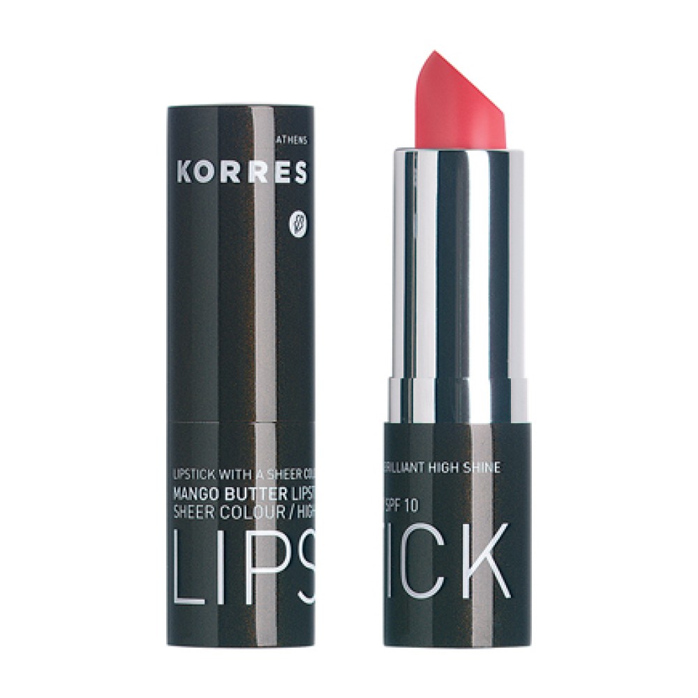 Korres | Κραγιόν Mango butter lipstick SPF10 Κοραλλί  No 45 | 3.5g
