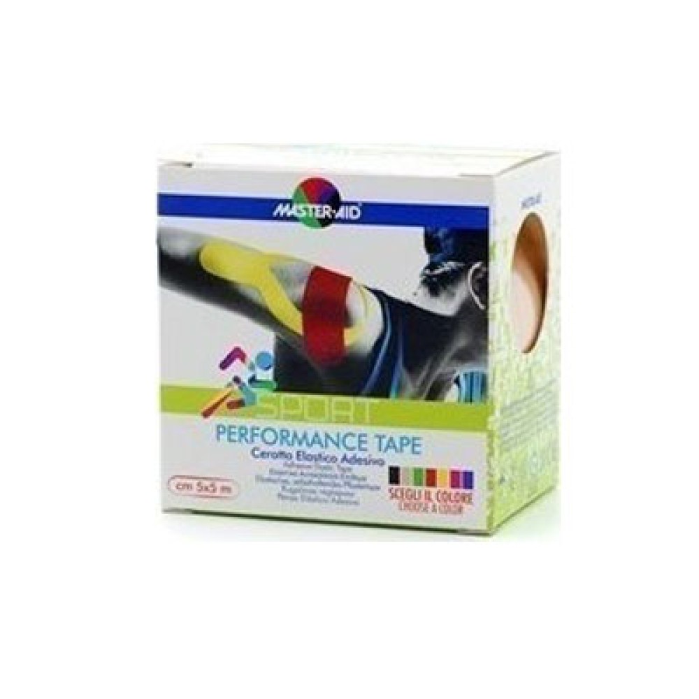 Master Aid | Kinesio Sport Performance Tape Ελαστικό Αυτοκόλλητο Επίθεμα | Μπεζ | 5m x 5cm
