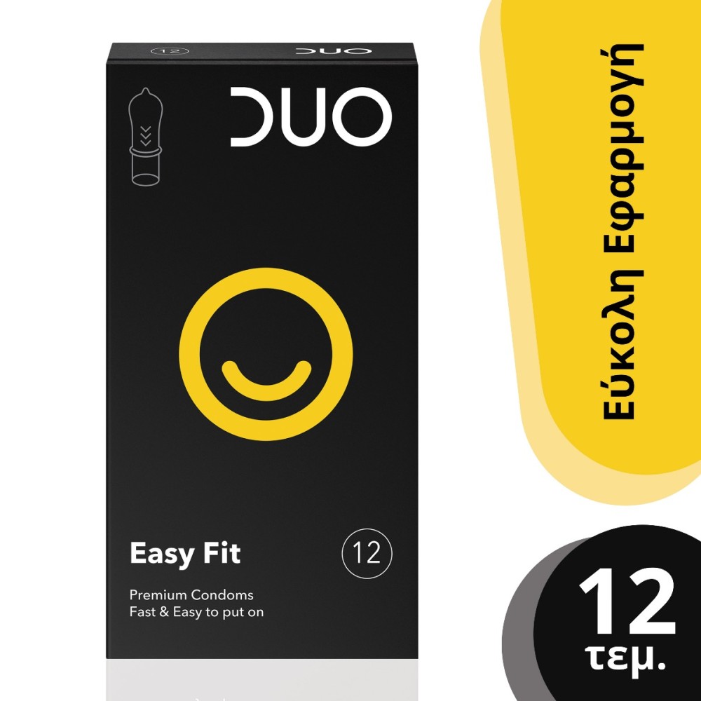 DUO | Easy Fit Προφυλακτικά | 12τμχ
