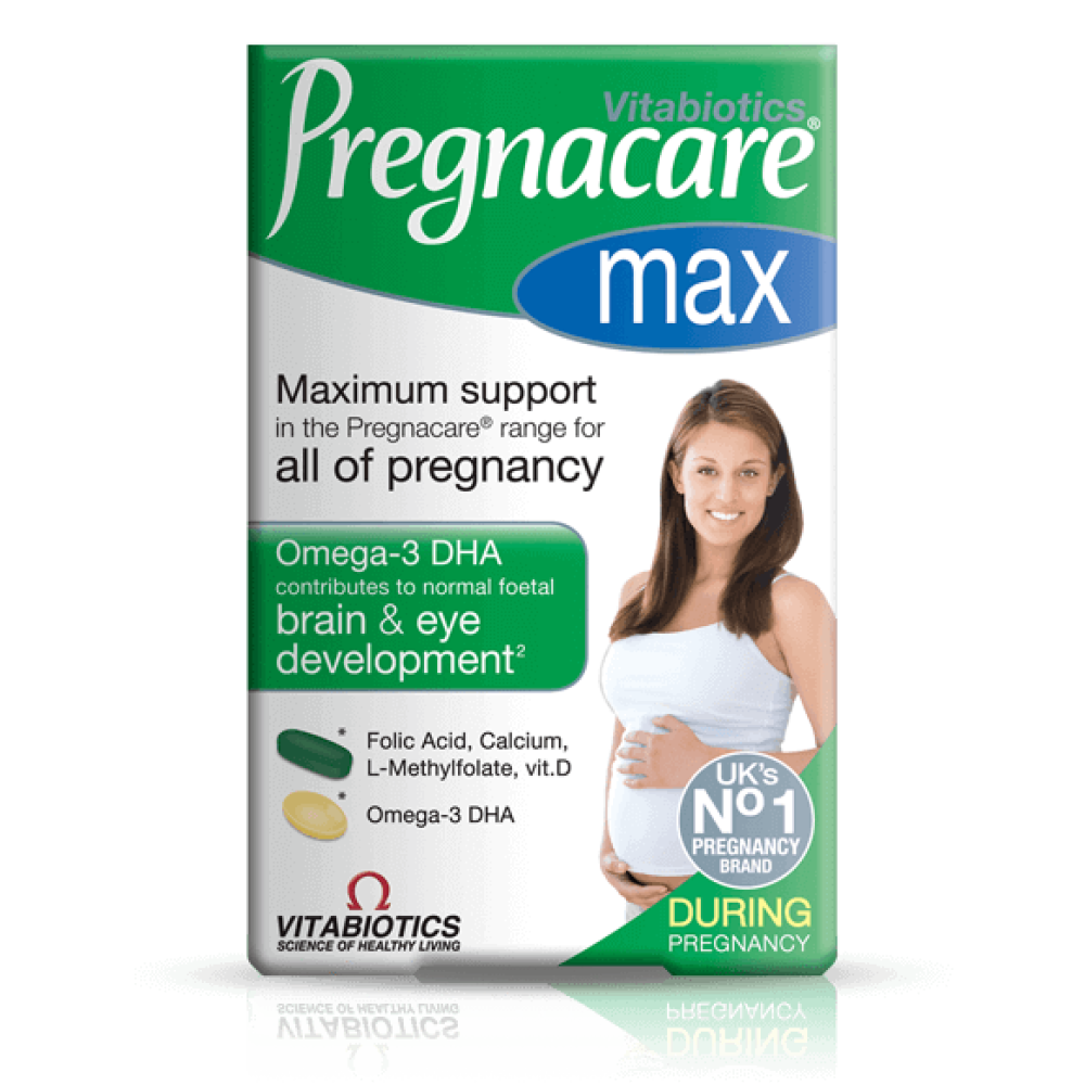 Vitabiotics | Pregnacare Max για την Περίοδο της Εγκυμοσύνης | 84 δισκία/κάψουλες