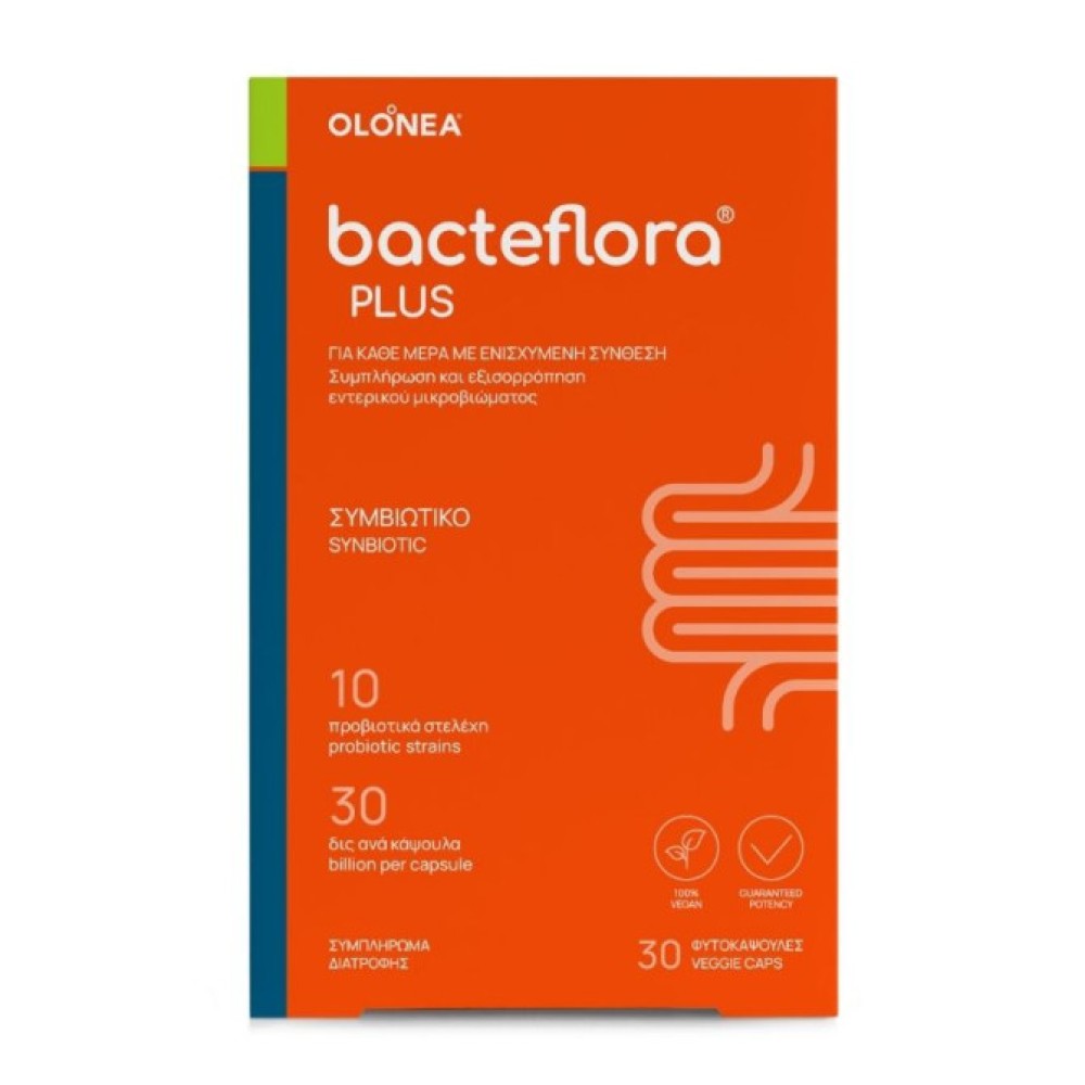 BacteFlora Plus Συνδυασμός Προβιοτικών και Πρεβιοτικού | 30 veggie caps