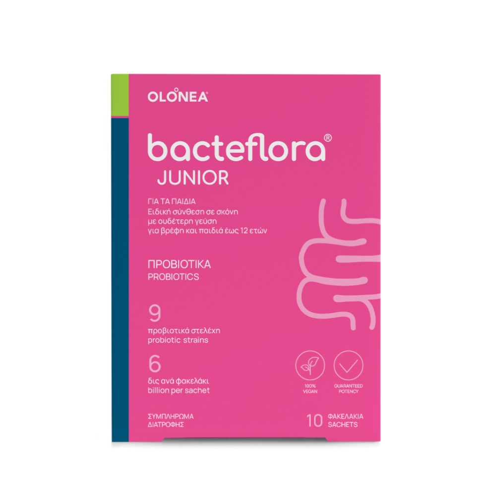 BacteFlora Junior Προβιοτικό για Βρέφη & Παιδιά | 10 φακελάκια