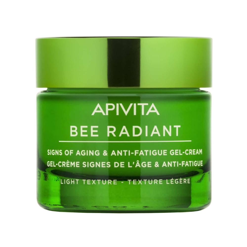 Apivita | Bee Radiant Κρέμα-Gel Ελαφριάς Υφής για Σημάδια Γήρανσης & Ξεκούραστη Όψη | 50ml