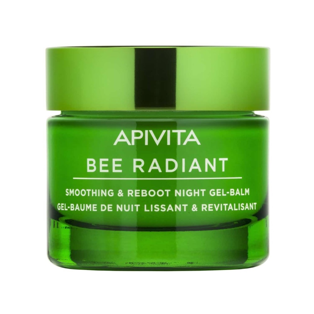 Apivita | Bee Radiant Gel-Balm Νύχτας για Λείανση & Αναζωογόνηση | 50ml
