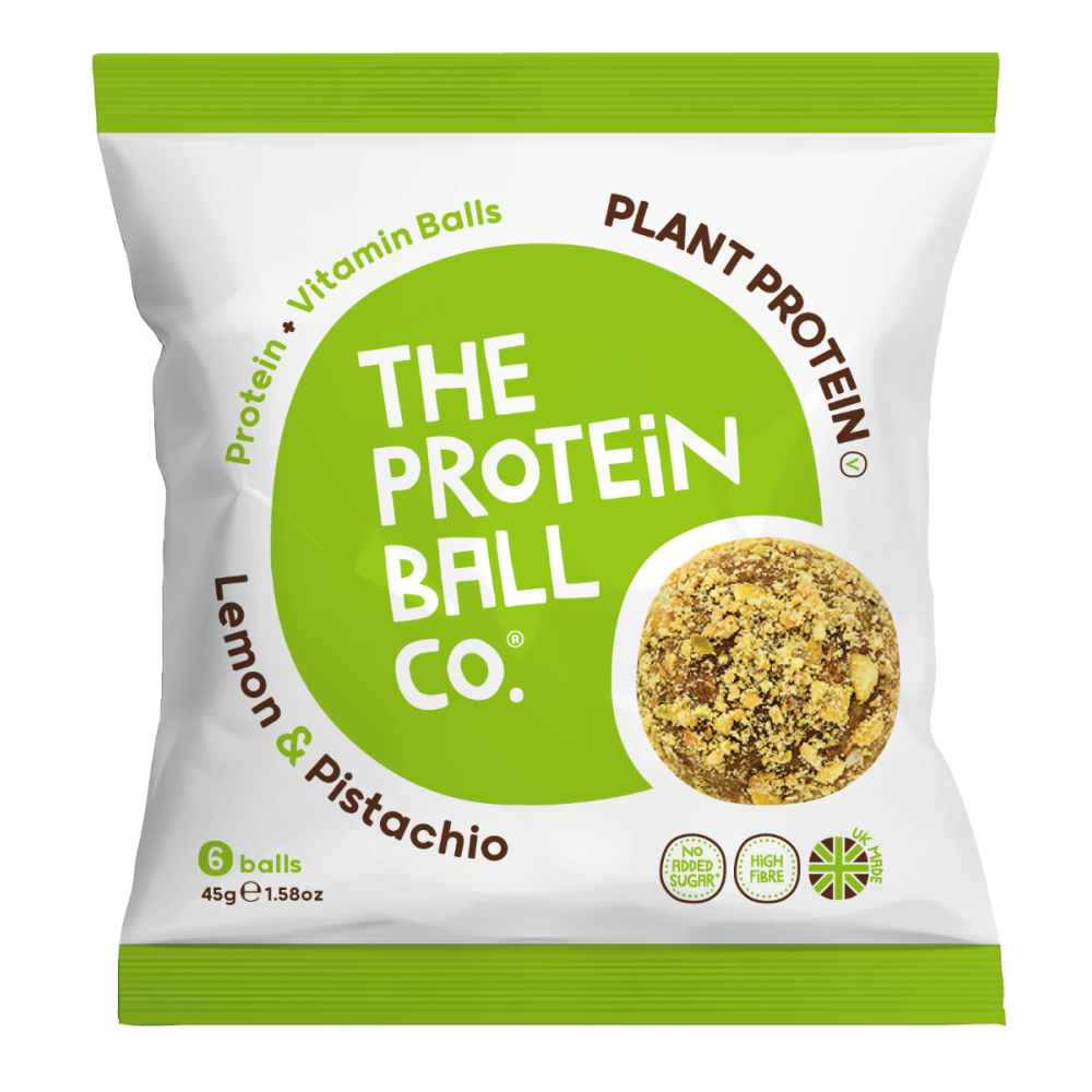 The Protein Ball Co. |  Μπαλίτσες Πρωτεΐνης Vegan Λεμόνι & Φιστίκι | 6balls