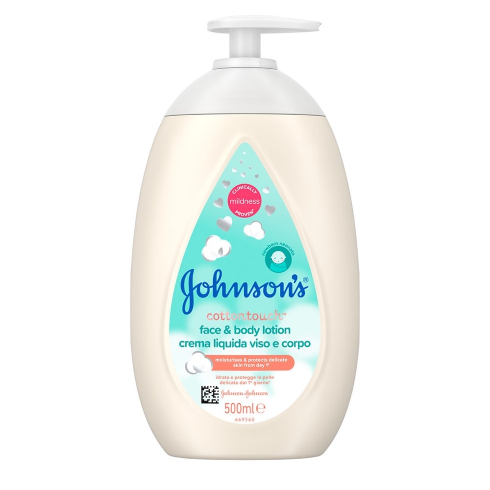 Johnson’s | Baby CottonTouch Λοσιόν για Πρόσωπο & Σώμα | 500ml