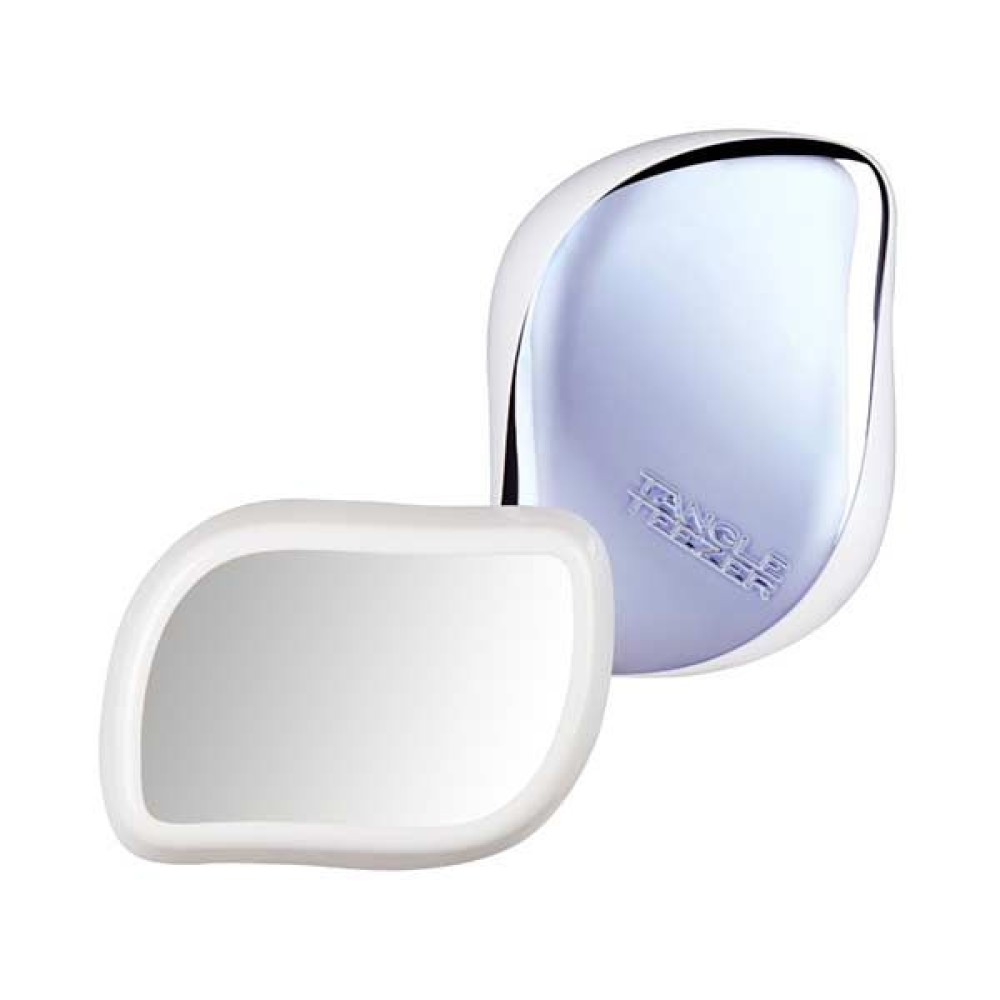 Tangle Teezer | Compact Styler με Καθρέφτη στο Καπάκι | Mirror-White/Blue