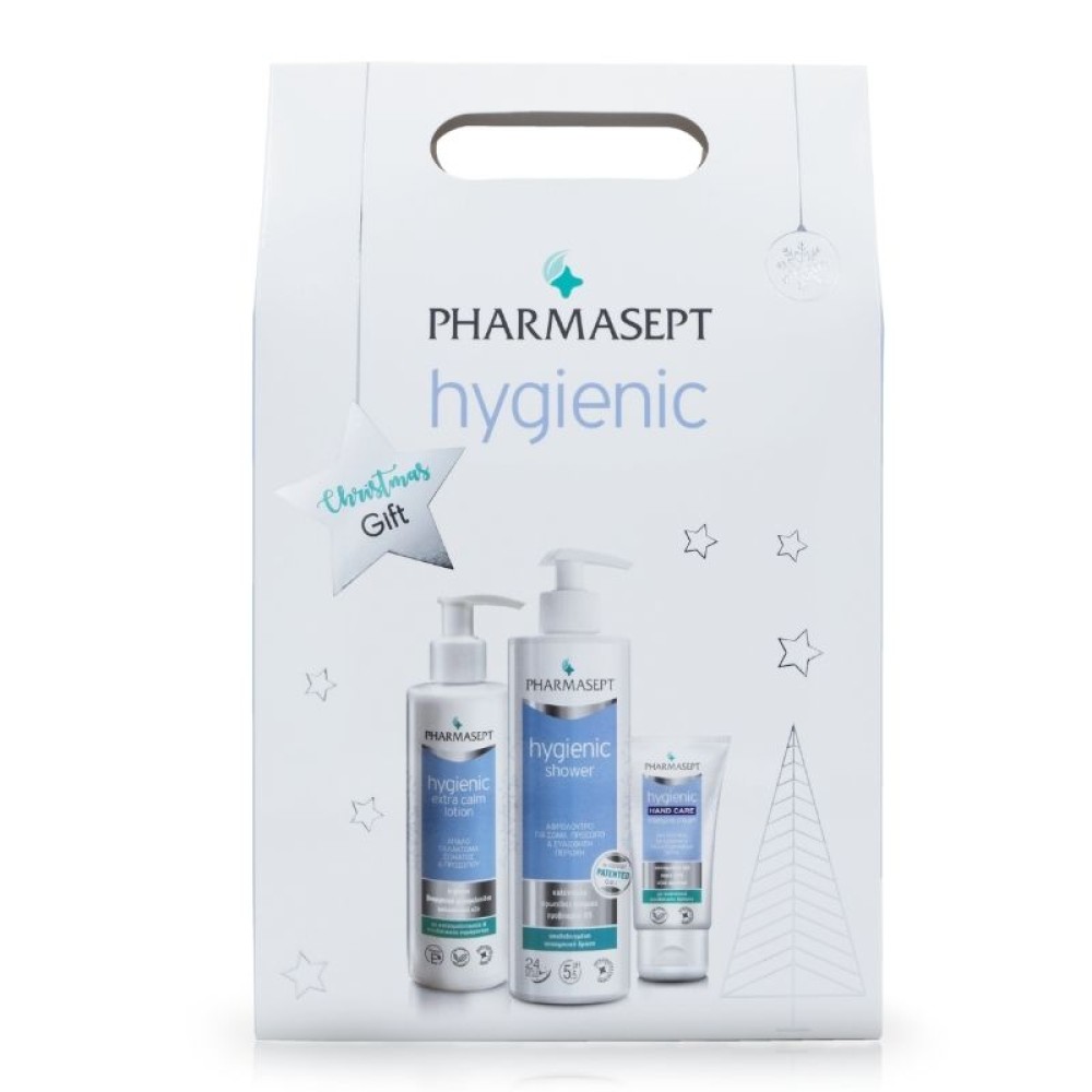 Pharmasept | Hygienic Xmas Promo Pack Shower 500ml & Extra Calm Lotion 250ml & Intensive Hand Cream 75ml