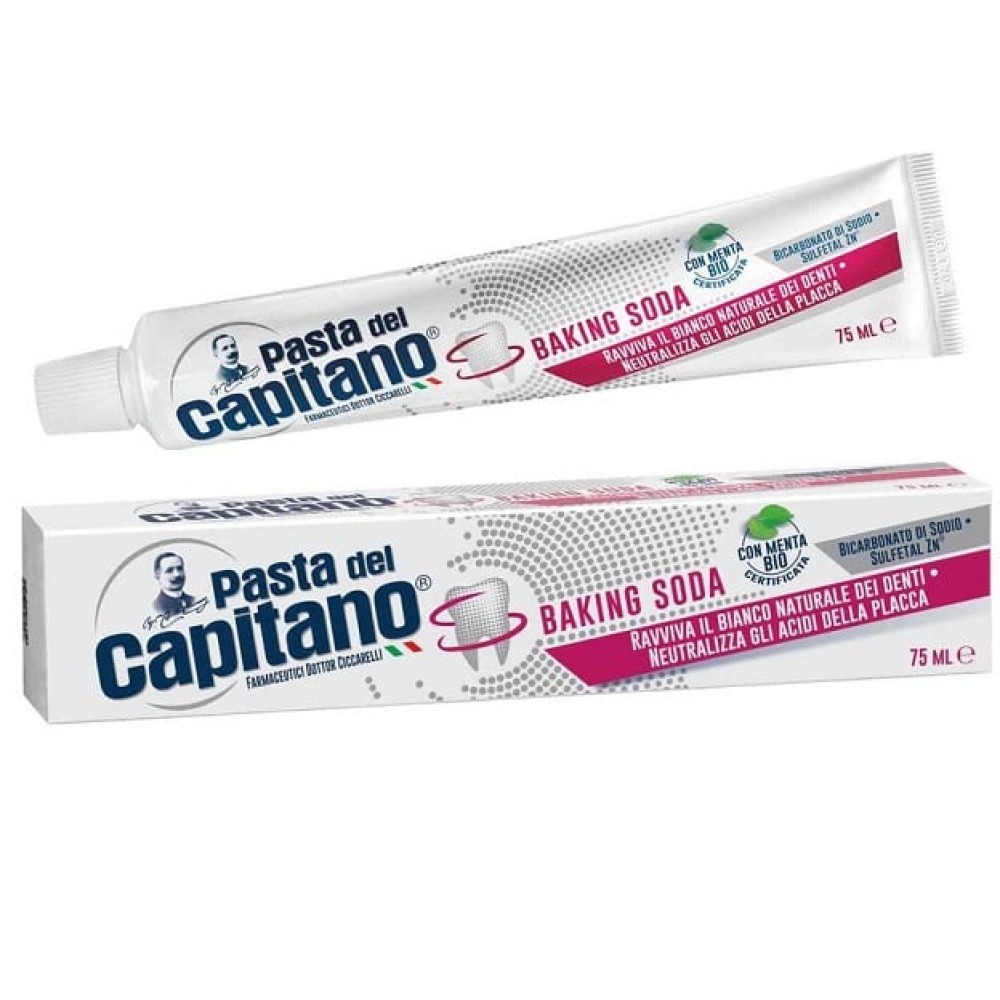 Pasta del Capitano | Οδοντόπαστα με Baking Soda για Λεύκανση | 75ml